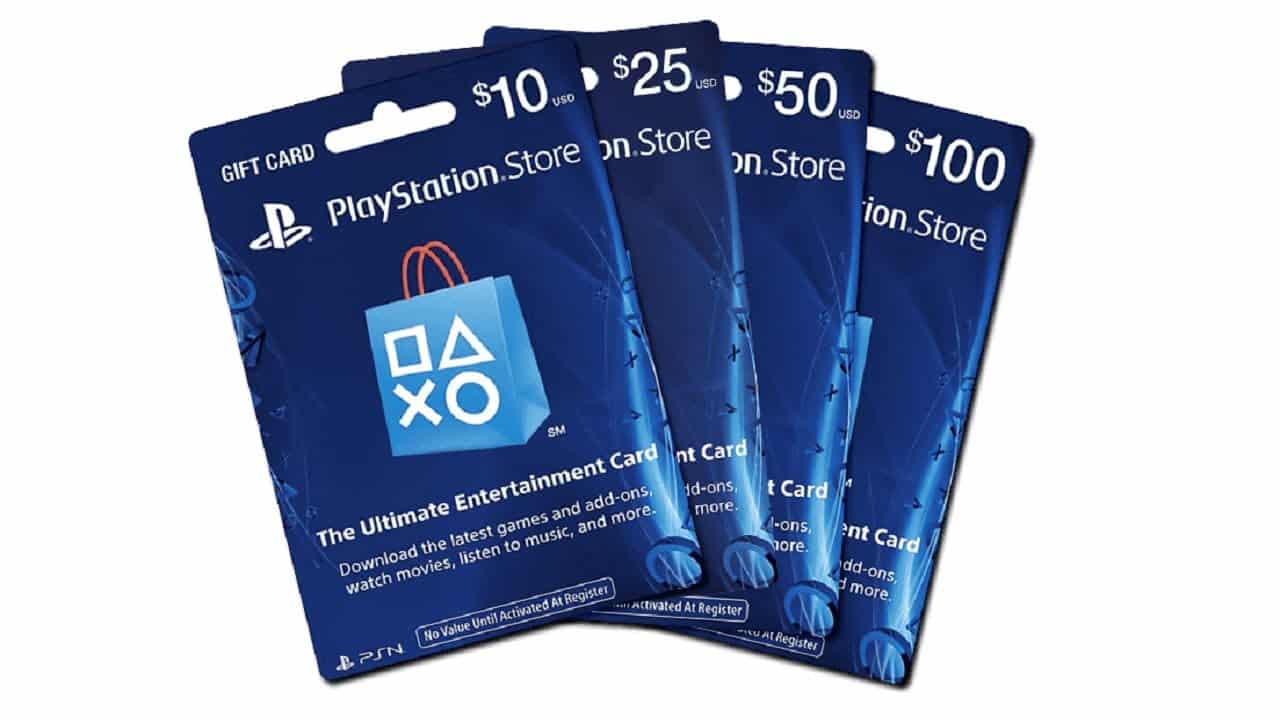 PLAY STATION GIFT CARDS